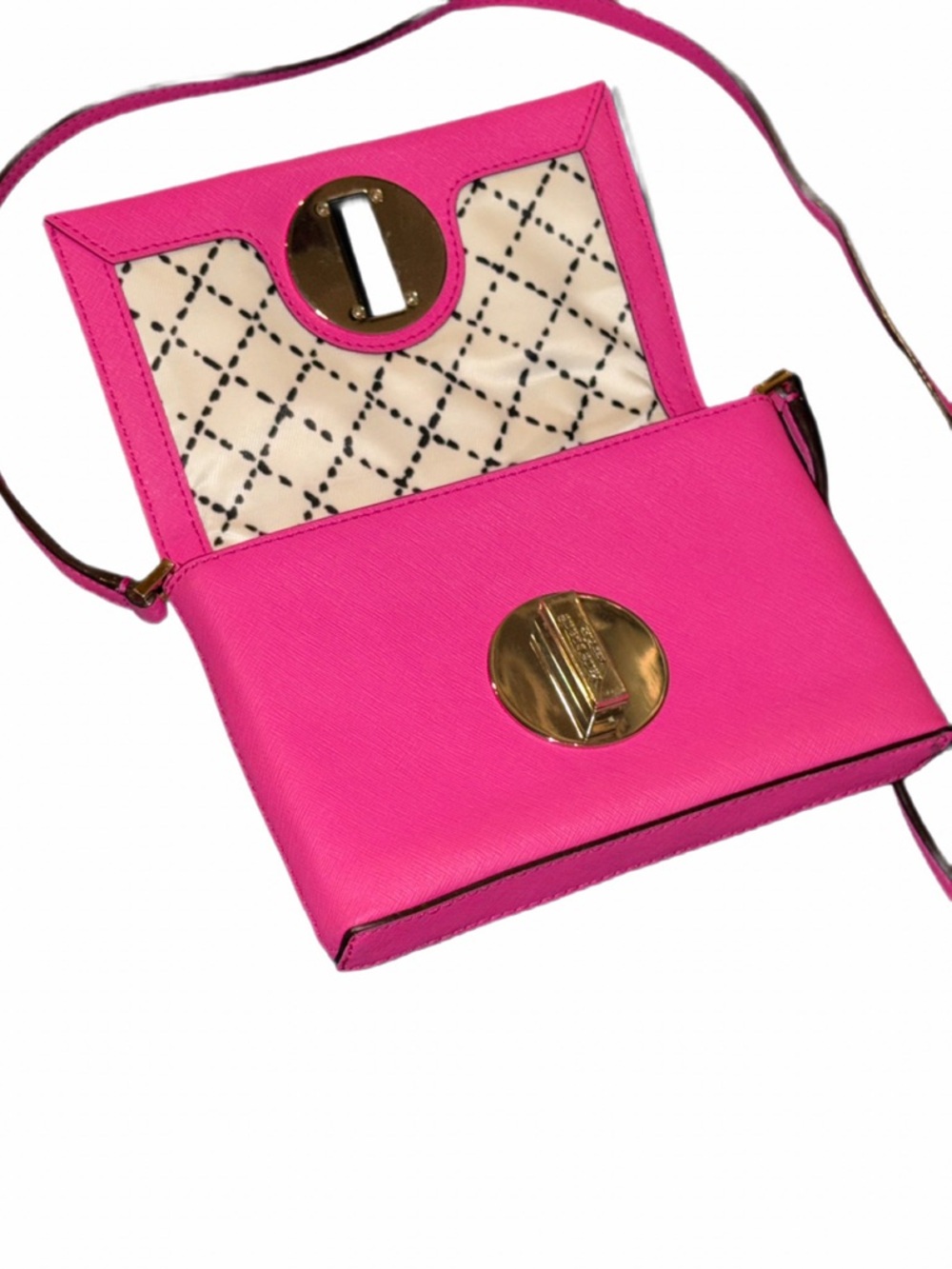 Kate Spade Hot Pink Mini Crossbody bag with flawless long strap - one flaw🩷 - Picture 14 of 16